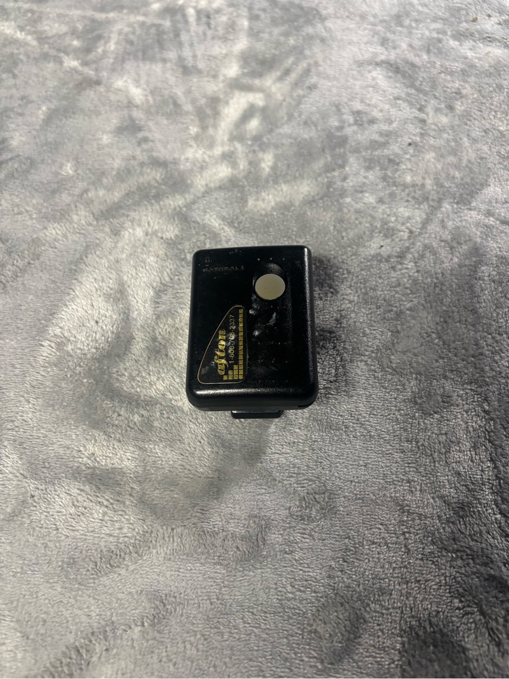 vintage Motorola Bravo pager, commonly known as a beeper from the 1990s.